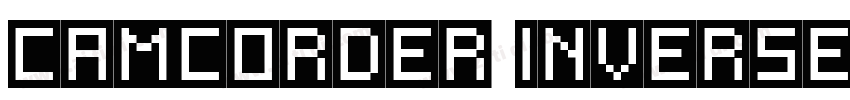 camcorder inverse字体转换